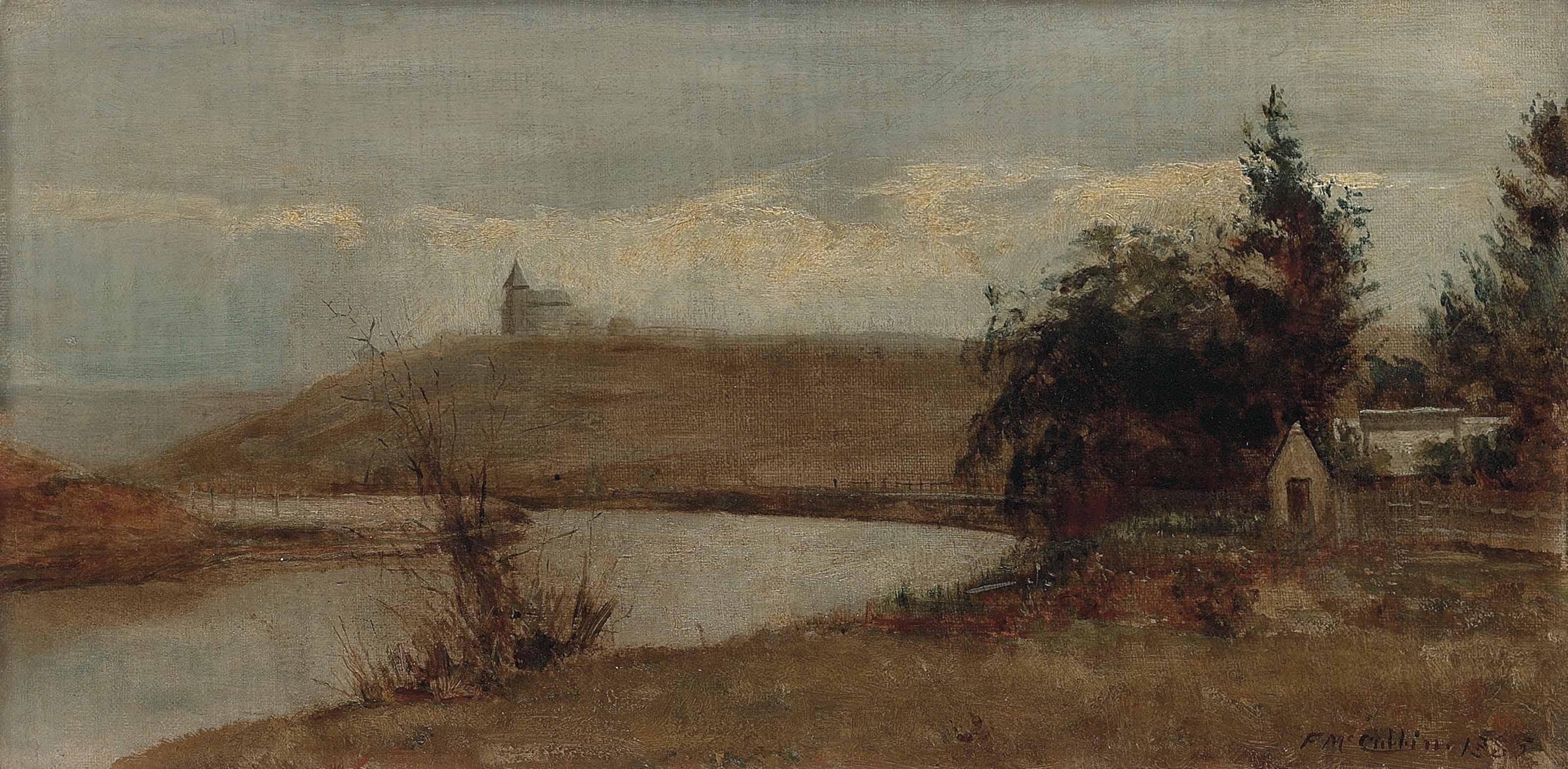 Frederick Mccubbin - The Maribyrnong River And Malakoff Castle, Melbourne