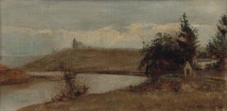 Frederick Mccubbin - The Maribyrnong River And Malakoff Castle, Melbourne