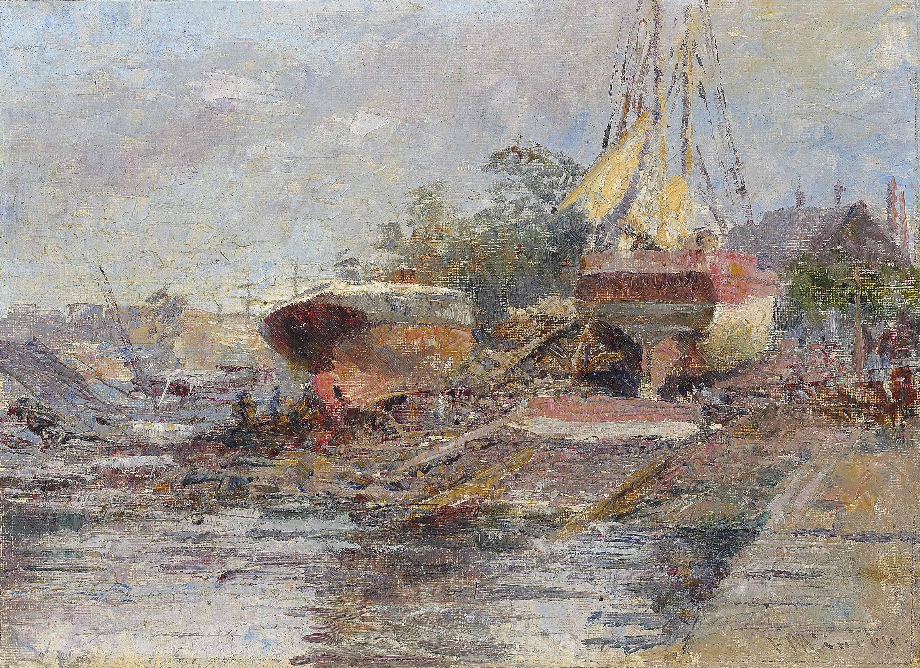 Frederick Mccubbin - The Slipway, Williamstown