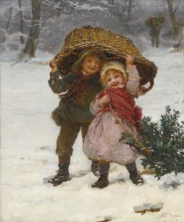 Frederick Morgan, R.O.I. - British yuletide