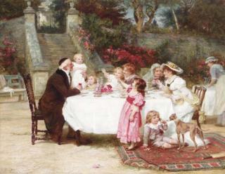 Frederick Morgan - His First Birthday