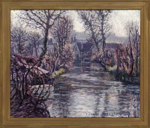 Frederick O\'Neill Gallagher - The river in Autumn