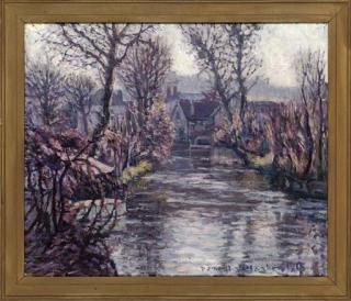 Frederick O\'Neill Gallagher - The river in Autumn