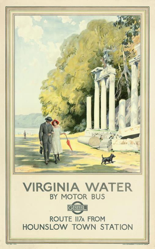 Frederick Pegram - Virginia Water By Motor Bus