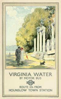 Frederick Pegram - Virginia Water By Motor Bus