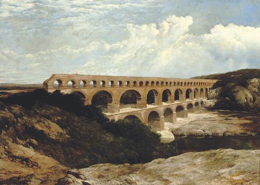 Frederick Richard Lee, R.A. - Le Pont du Gard