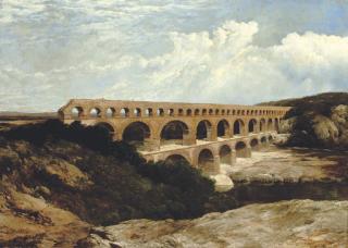Frederick Richard Lee, R.A. - Le Pont du Gard