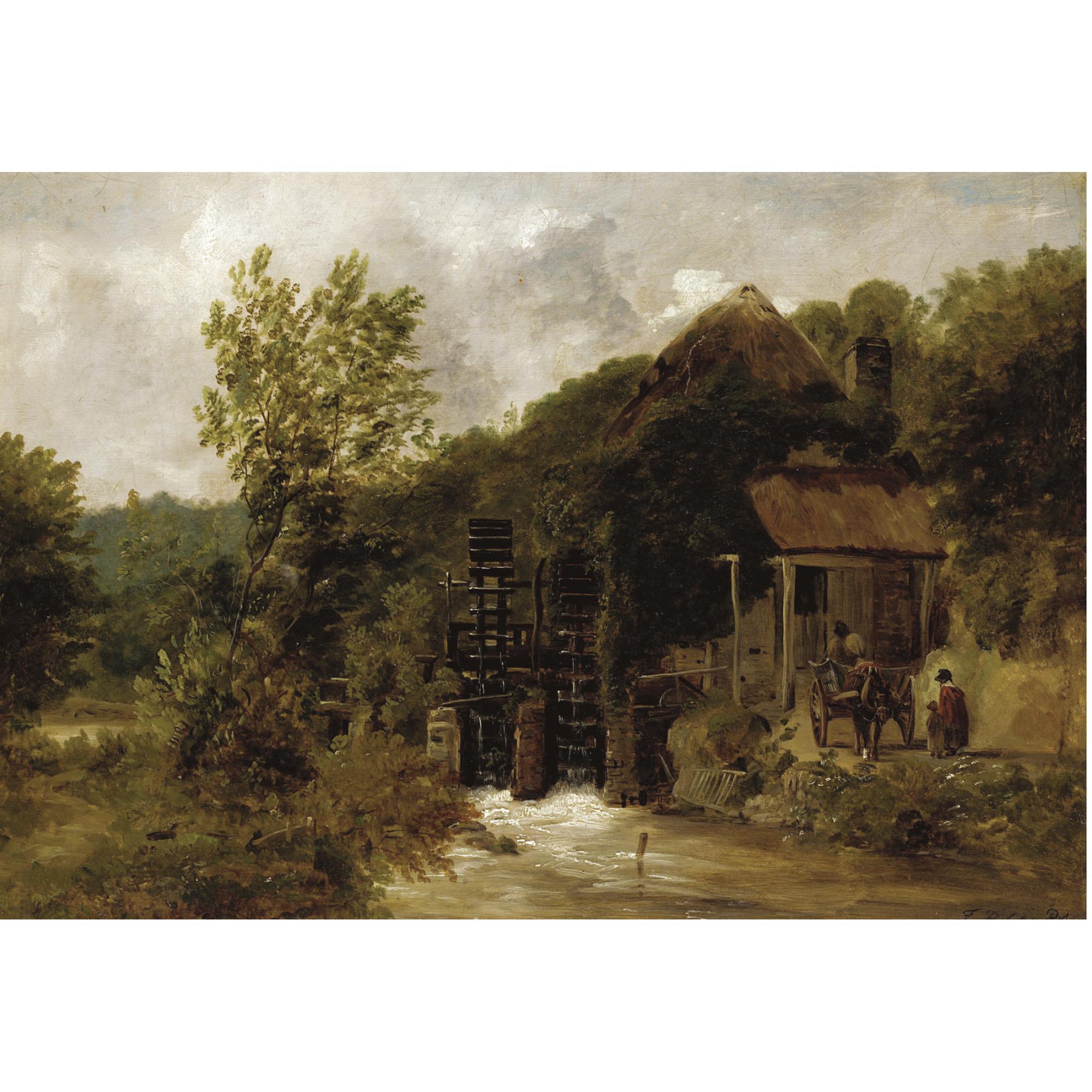 Frederick Richard Lee, R.A. - The Old Mill In Devon
