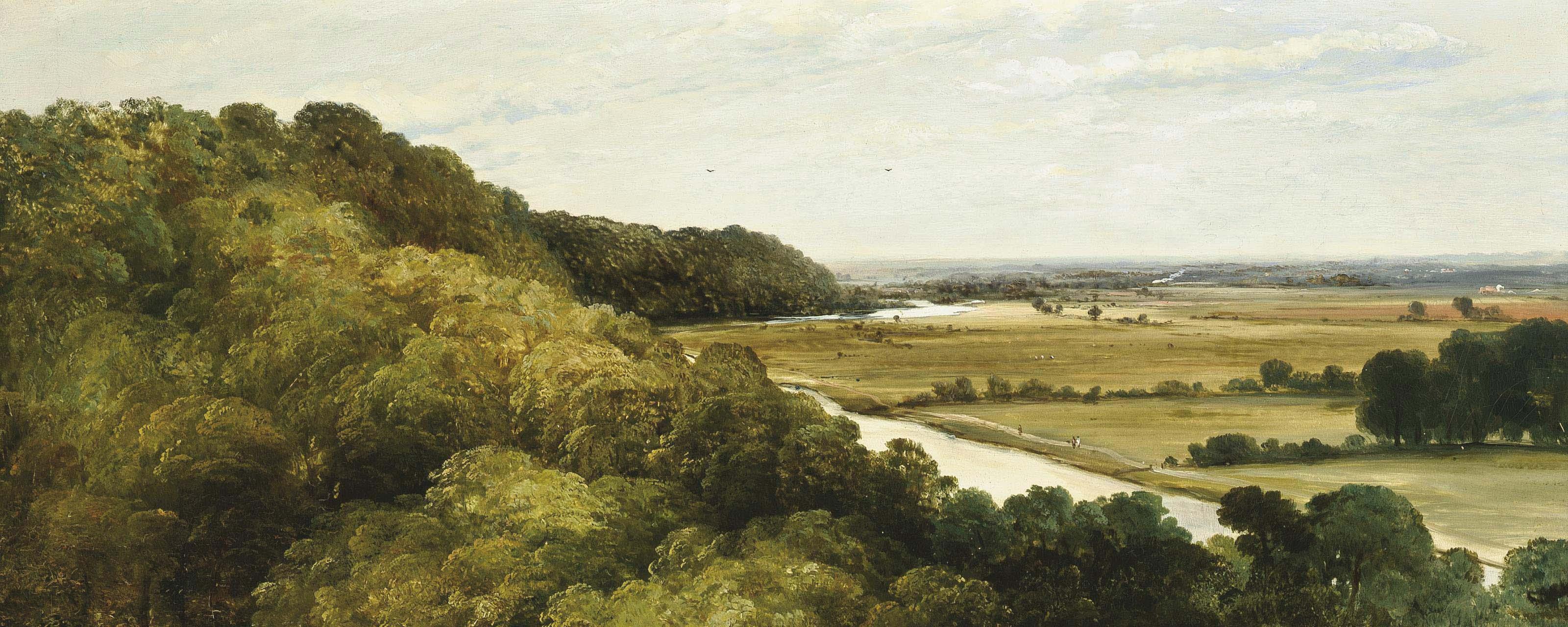 Frederick Richard Lee, R.A. - View of Clifden looking towards Maidenhead