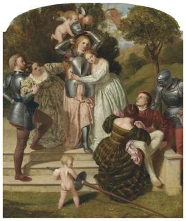 Frederick Richard Pickersgill, R.A. - Britomart unarming