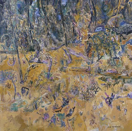 Frederick Ronald Williams - Cottlesbridge Landscape With Derelict Car