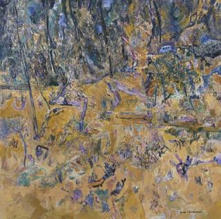 Frederick Ronald Williams - Cottlesbridge Landscape With Derelict Car