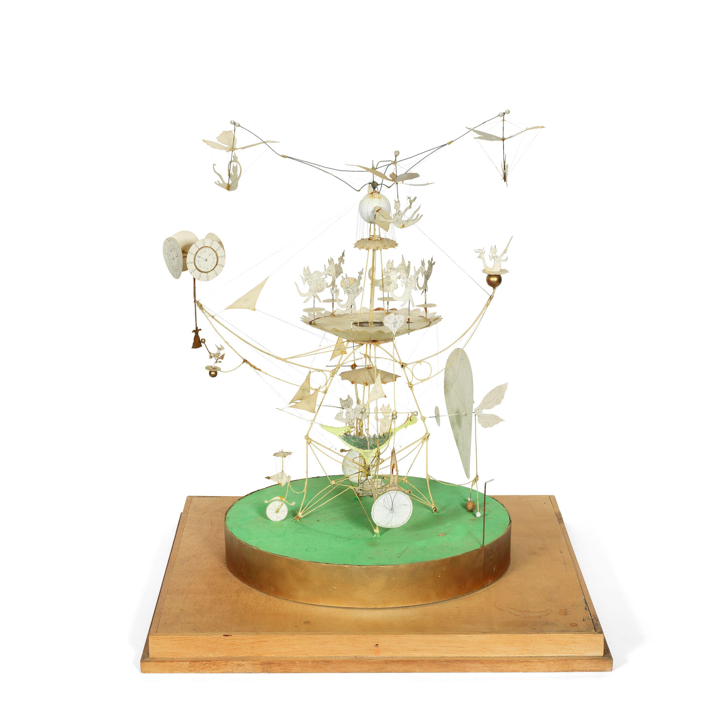 Frederick Rowland Emett - A Scale model of Emett\'s automaton \'HMS Pussiewillow I\'