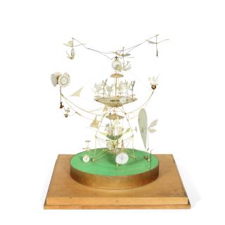 Frederick Rowland Emett - A Scale model of Emett\'s automaton \'HMS Pussiewillow I\'