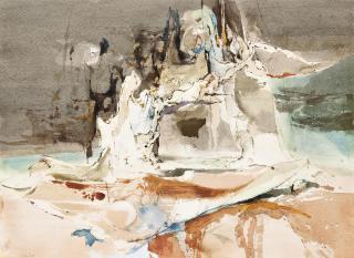 Frederick Sands, R.I. - Fallen Tree, Burnham Beeches