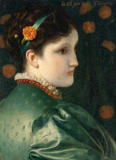 Frederick Sandys - „La belle jaune giroflée“