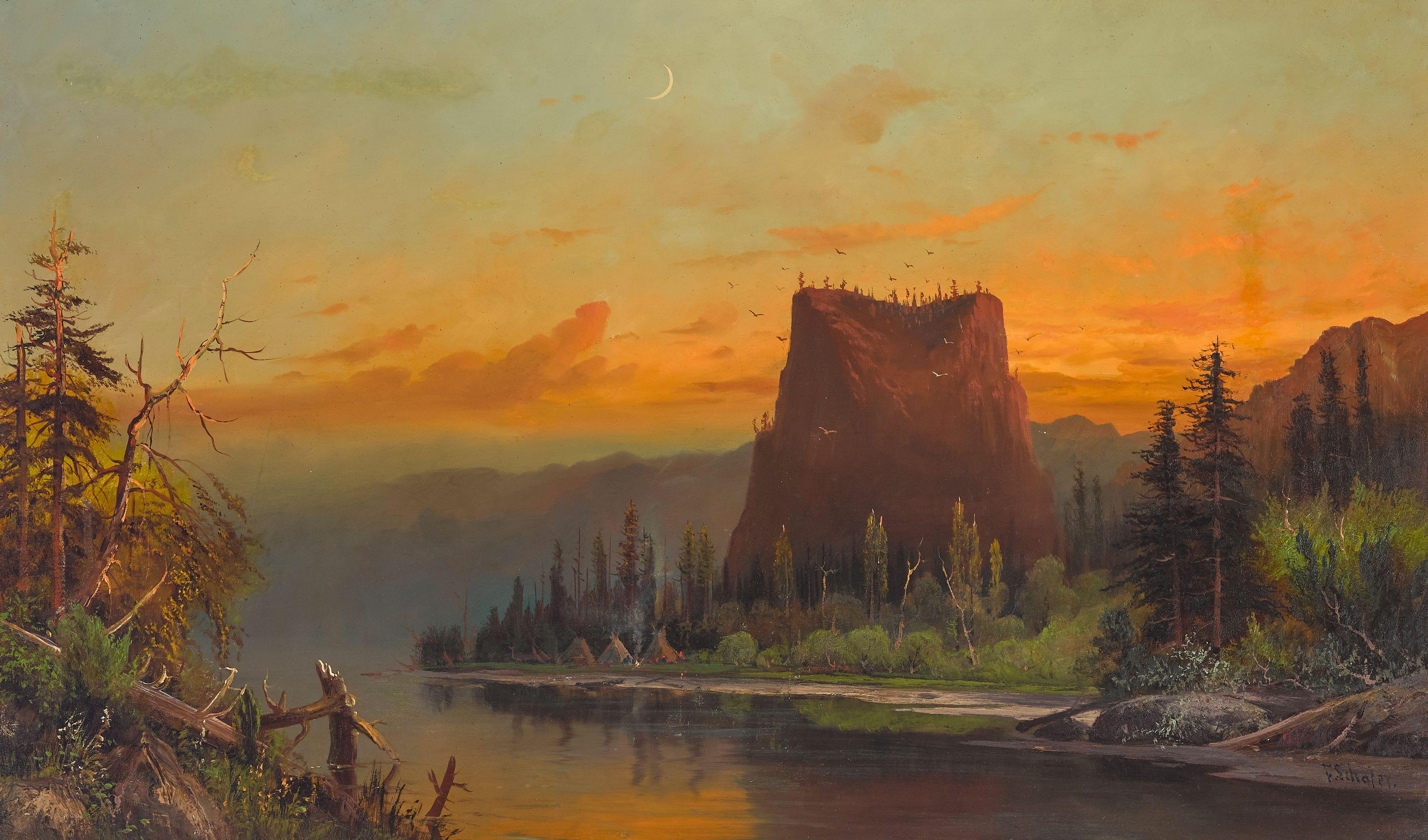 Frederick Schafer - Castle Rock, Columbia River
