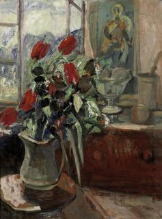 Frederick Serger - Red tulips