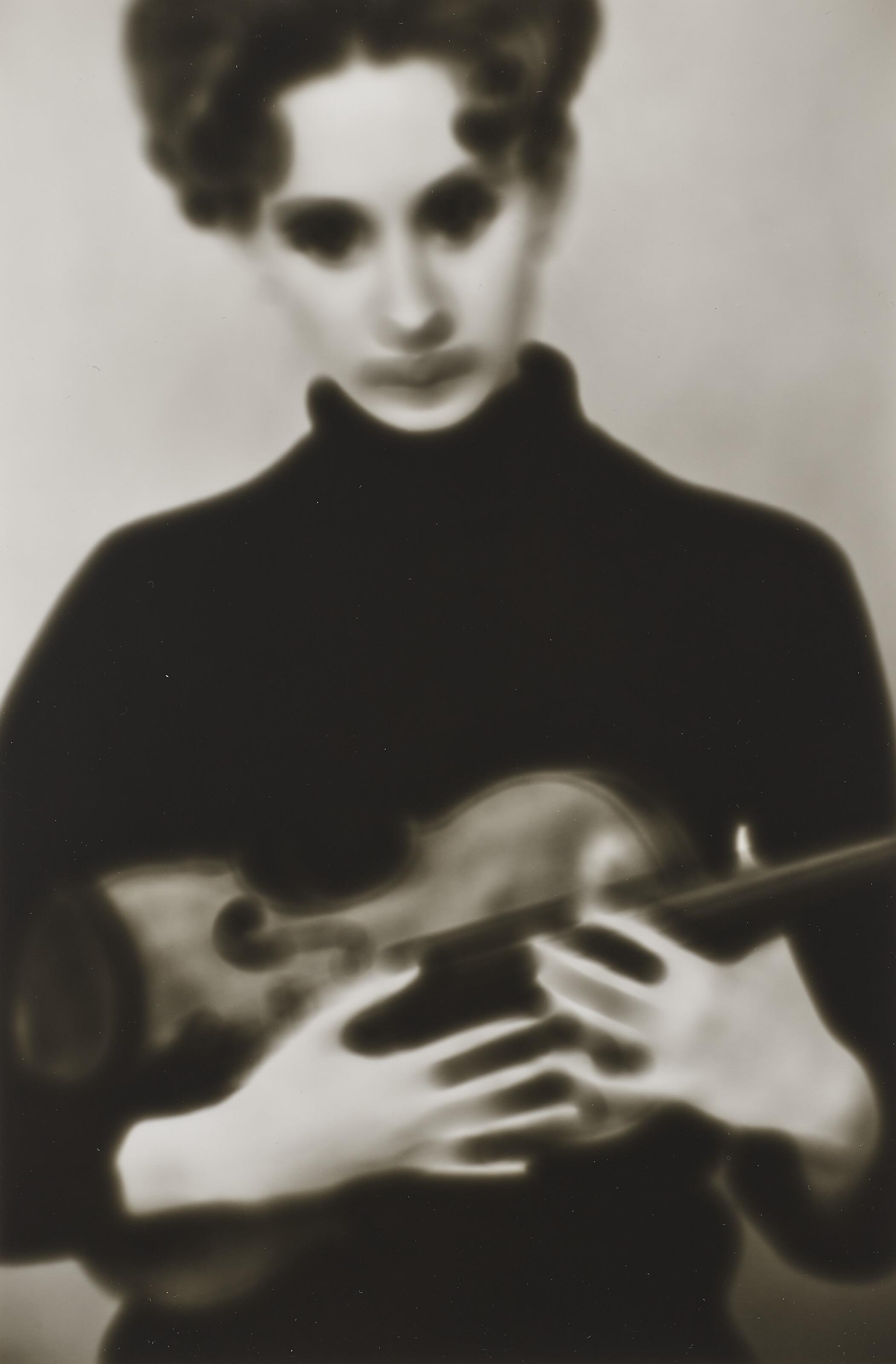 Frederick Sommer - Lee Nevin with Violin, 1963