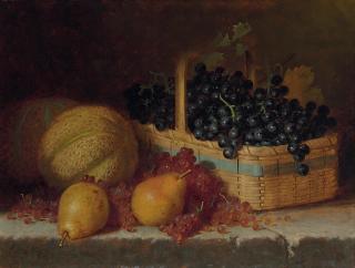 Frederick Stone Batcheller - Grapes in a Basket