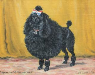 Frederick Thomas Daws - \'Meurice\' of Mannerhead - A Very Fine Poodle