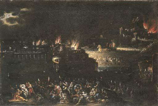 Frederick Van Valckenborch - La Prise de Troie