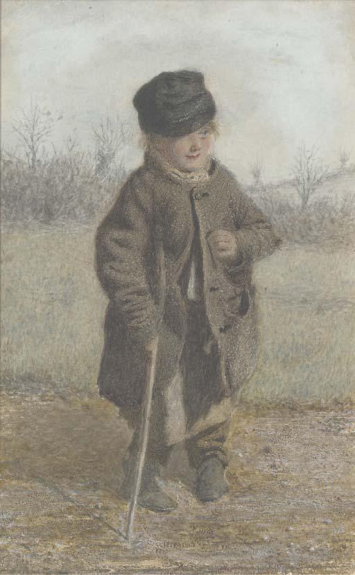 Frederick Walker, A.R.A., O.W.S. - The little farm boy