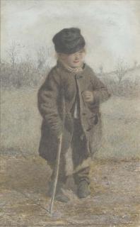 Frederick Walker, A.R.A., O.W.S. - The little farm boy