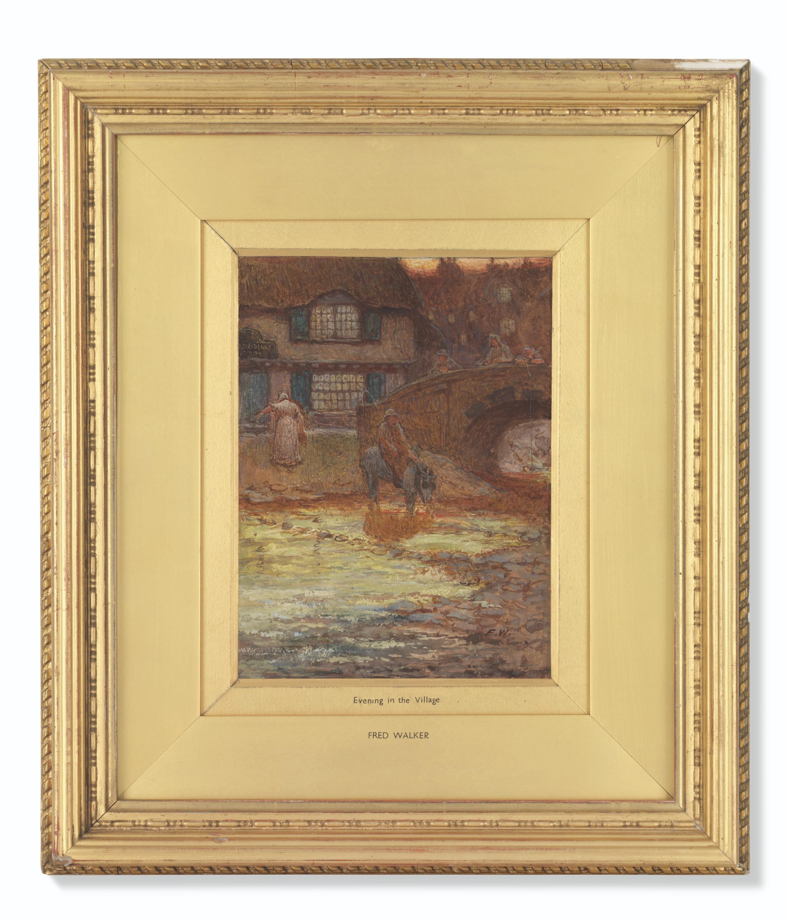 Frederick Walker, A.R.A., R.W.S. - Evening In The Village