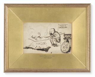 Frederick Walker, A.R.A., R.W.S. - Rossetti Roasting The Clique