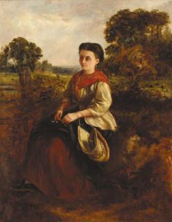 Frederick Walker, A.R.A. - A country beauty
