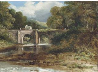 Frederick Waters Watts - Crossing The Bridge