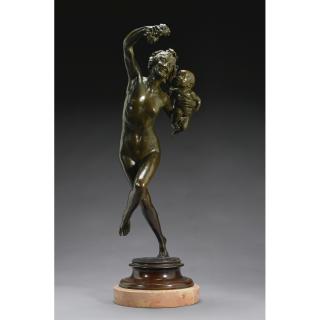 Frederick William Macmonnies - Bacchante With Infant Faun