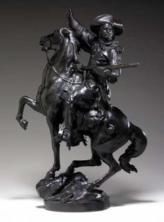 Frederick William MacMonnies - \'Kit Carson,\' A Bronze Equestrian Group