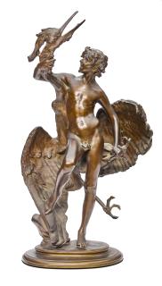 Frederick William Macmonnies - Young Faun with Heron