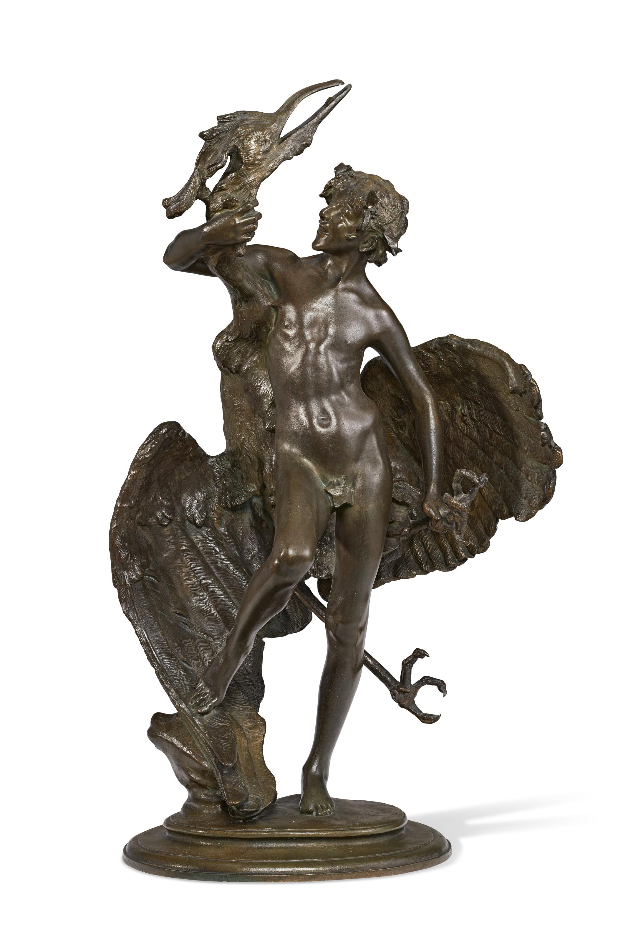 Frederick William Macmonnies - Young Faun with Heron