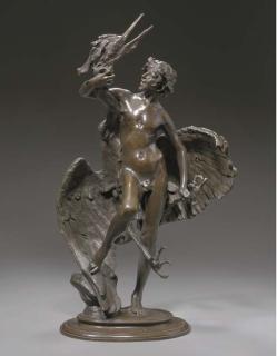 Frederick William Macmonnies - \'Young Faun with Heron\'