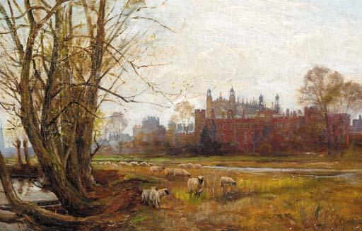 Frederick William Newton Whitehead - Eton from the Thames