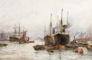 Frederick William Scarbrough - Lower Pool, London; and Woolwich Reach, London