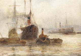 Frederick William Scarbrough - Off Tilbury, London
