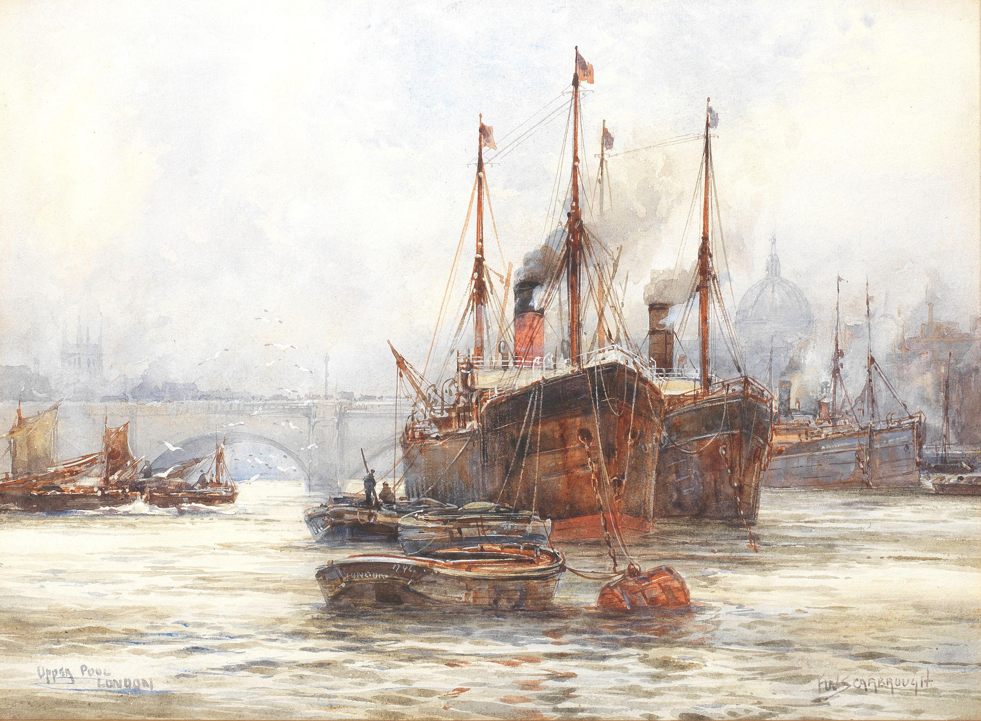 Frederick William Scarbrough - \'Upper Pool, London\'