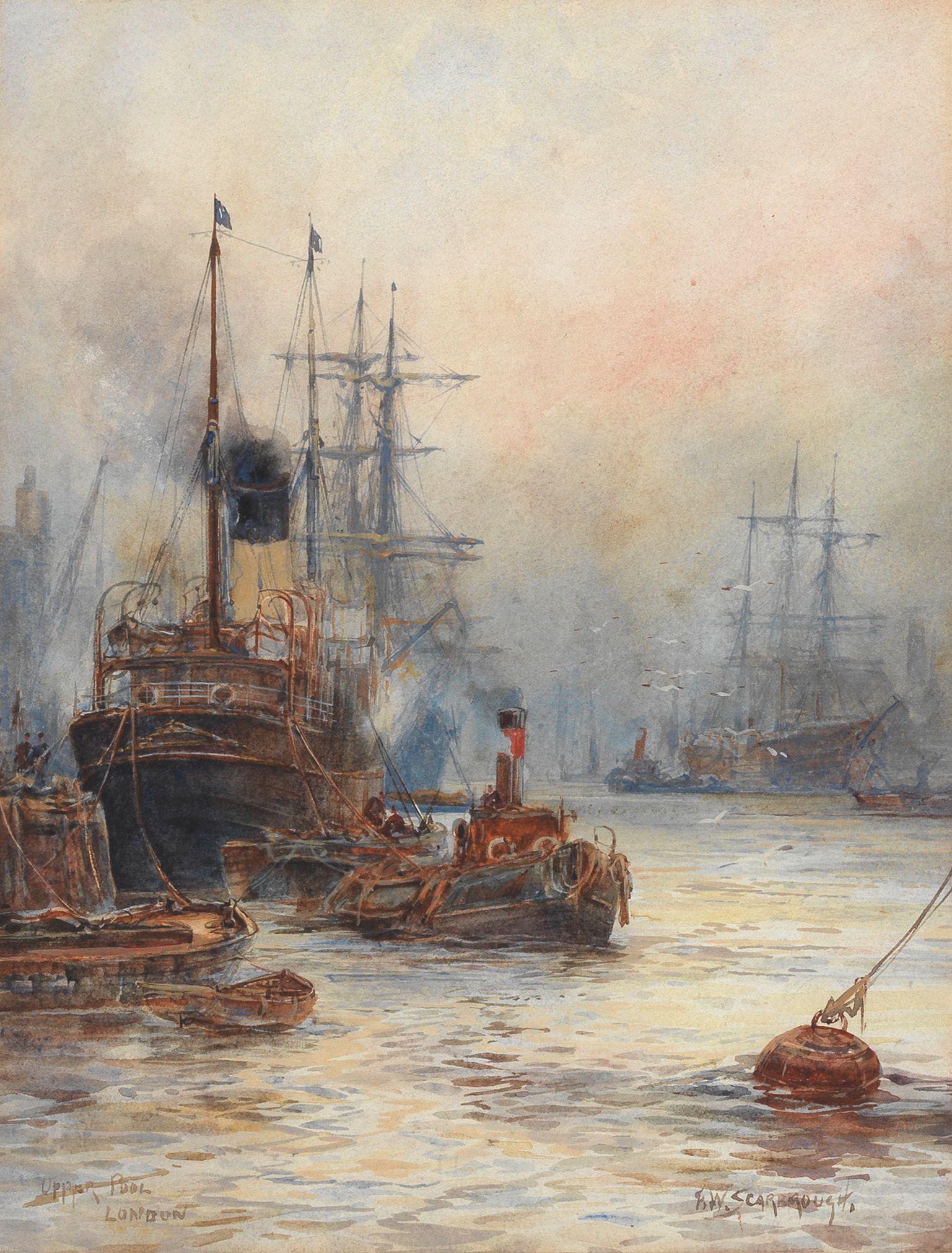 Frederick William Scarbrough - \'Upper Pool, London\'