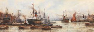Frederick William Scarbrough - Wapping Reach, London