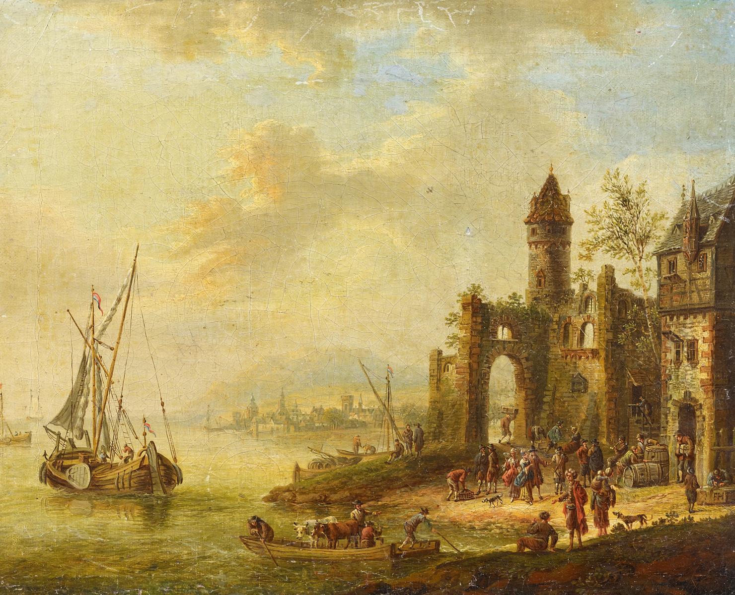 Frederik Hendrik Hendriks - Am Niederrhein bei Arnhem (?)