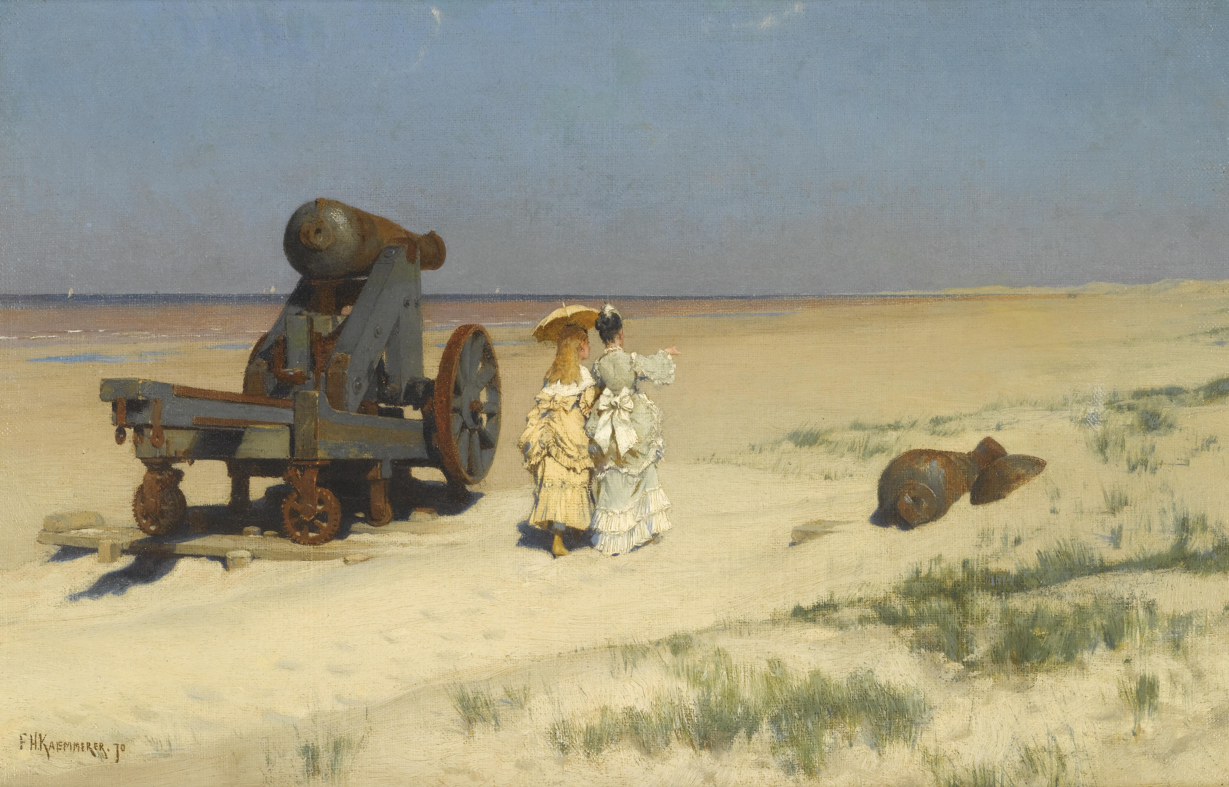 Frederik Hendrik Kaemmerer - Dutch a Beach Stroll