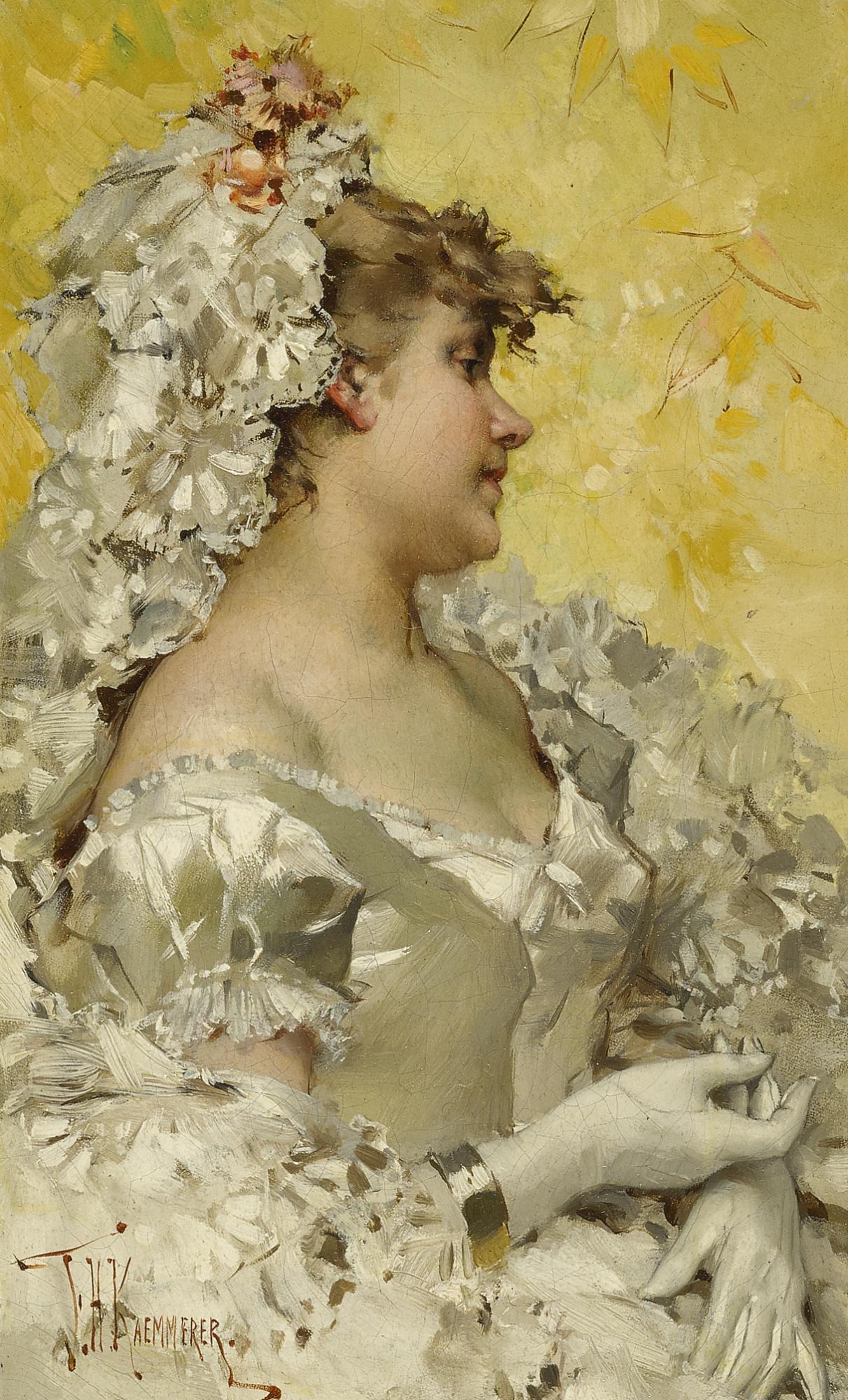 Frederik Hendrik Kaemmerer - Dutch lady In White