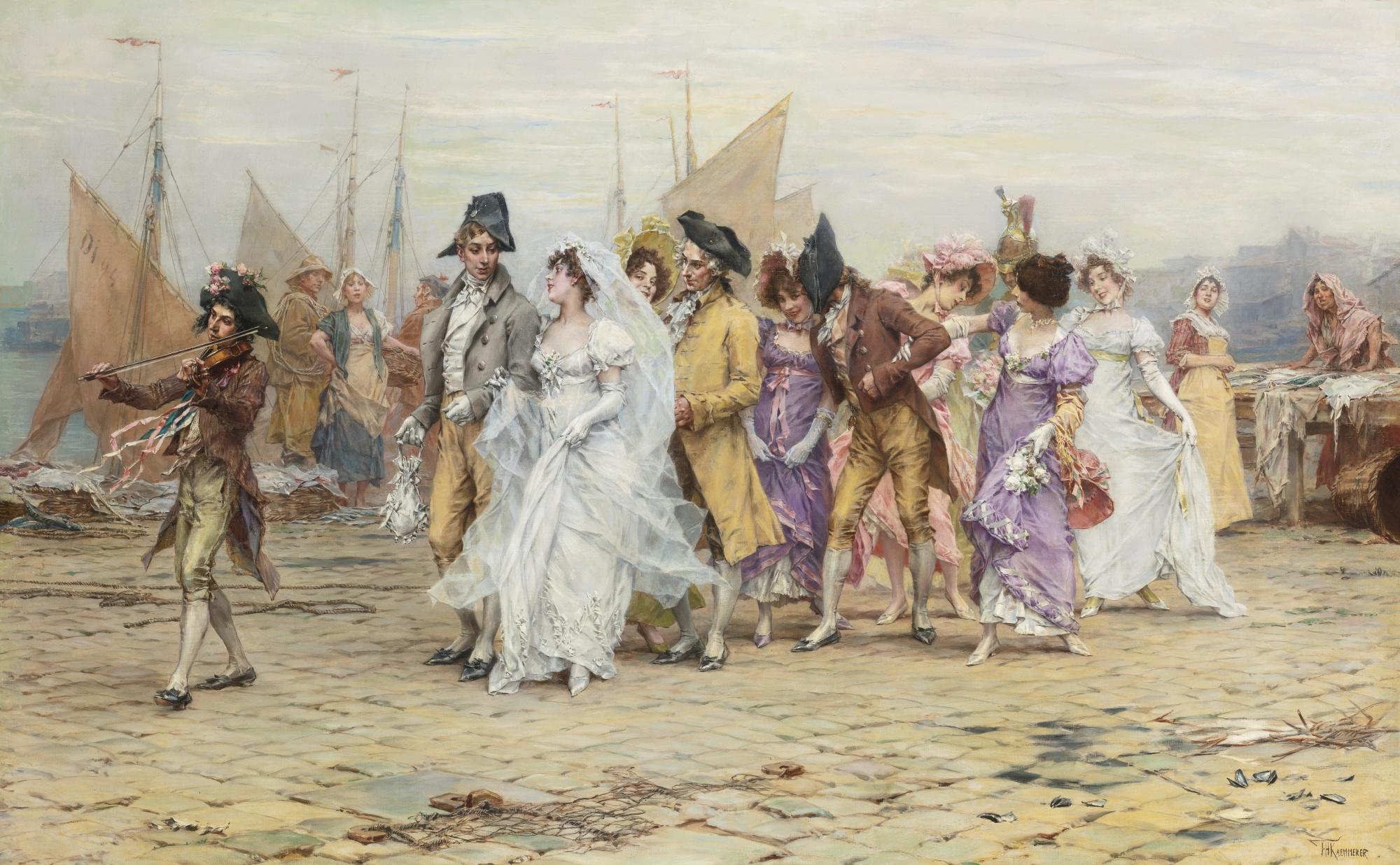 Frederik Hendrik Kaemmerer - Dutch The Wedding Procession