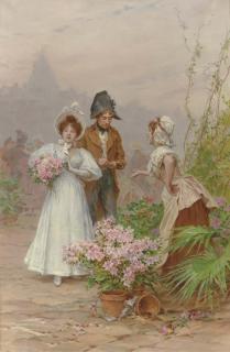 Frederik Hendrik Kaemmerer - The Flower Seller