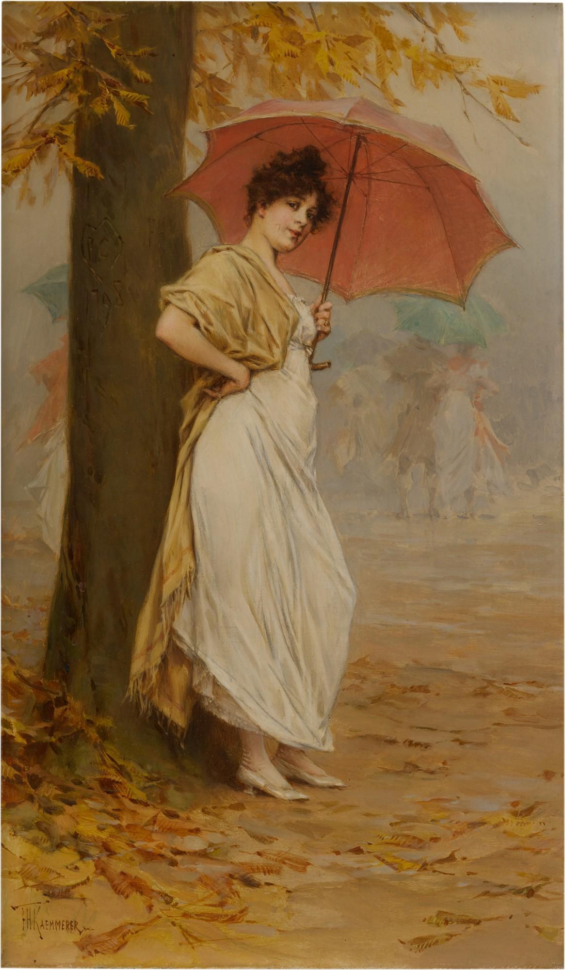 Frederik Hendrik Kaemmerer - The Red Parasol