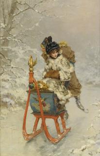 Frederik Hendrik Kaemmerer - The Sleigh Ride